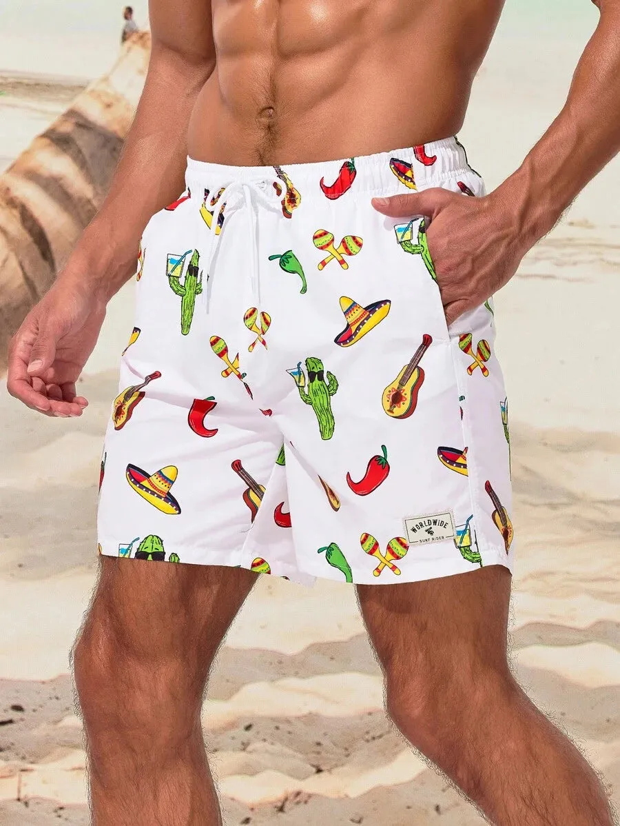 12430 1a-010 Pantalones Cortos De Playa 1 pza