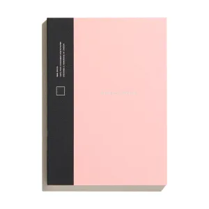 Before Breakfast – Every Day Notes Coral Black Blank – Cuaderno Liso A5 (19,6 x 14,1 cm)