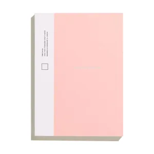 Before Breakfast – Every Day Notes Coral White Blank – Cuaderno Liso A5 (19,6 x 14,1 cm)