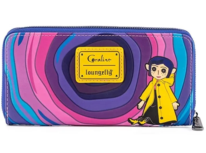 Coraline Loungefly Cartera Impermeable Monedero