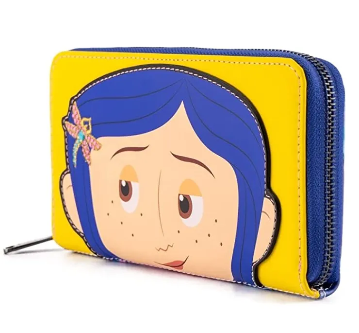 Coraline Loungefly Cartera Impermeable Monedero