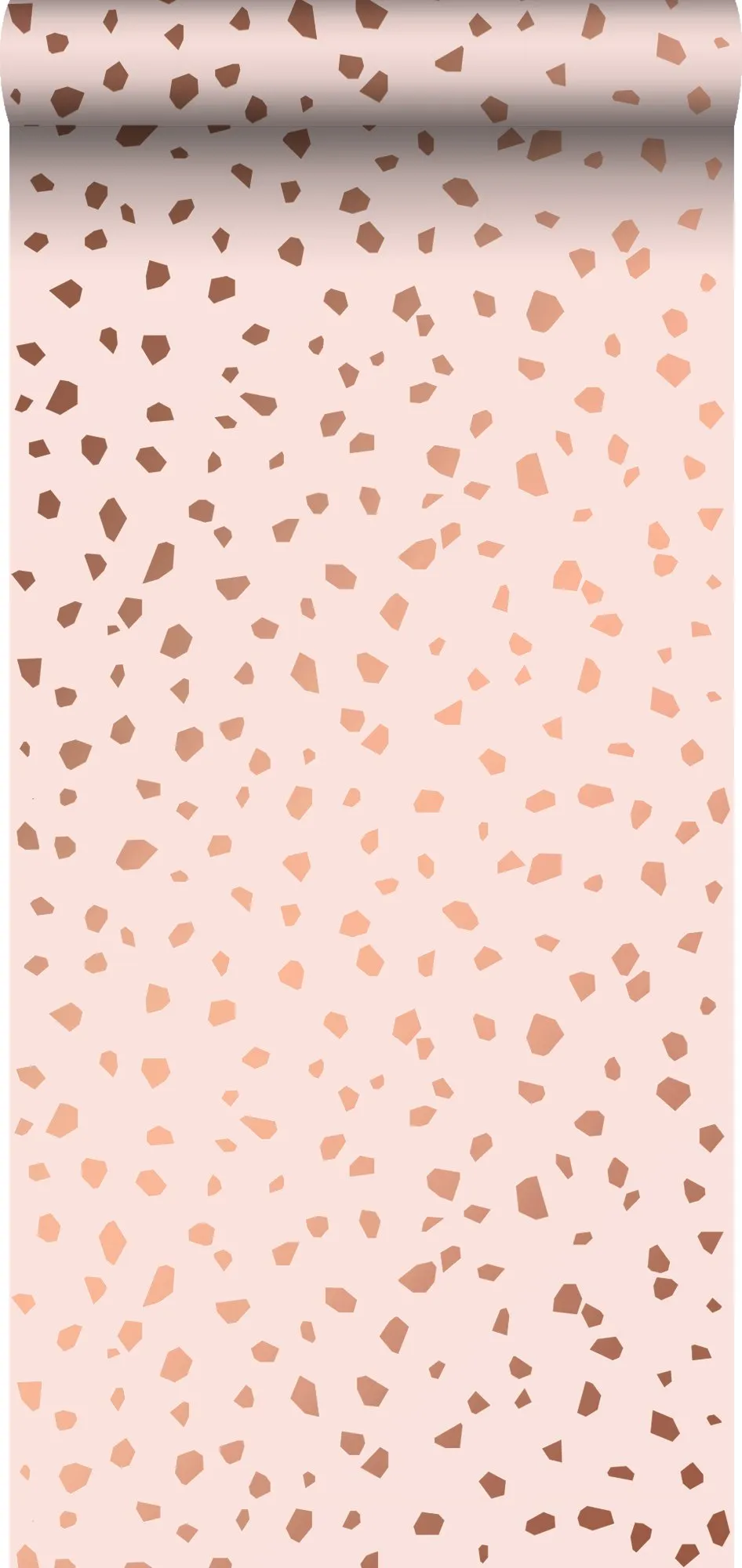 ESTAhome tapet terrazzo milt rosa och rosa guld