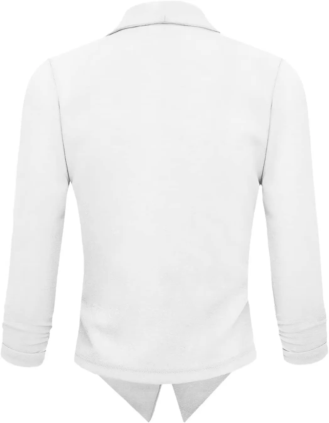 Hybrid & Company Versatile and Modern Women's Nylon Ponte De Roma Open Blazer Jacket