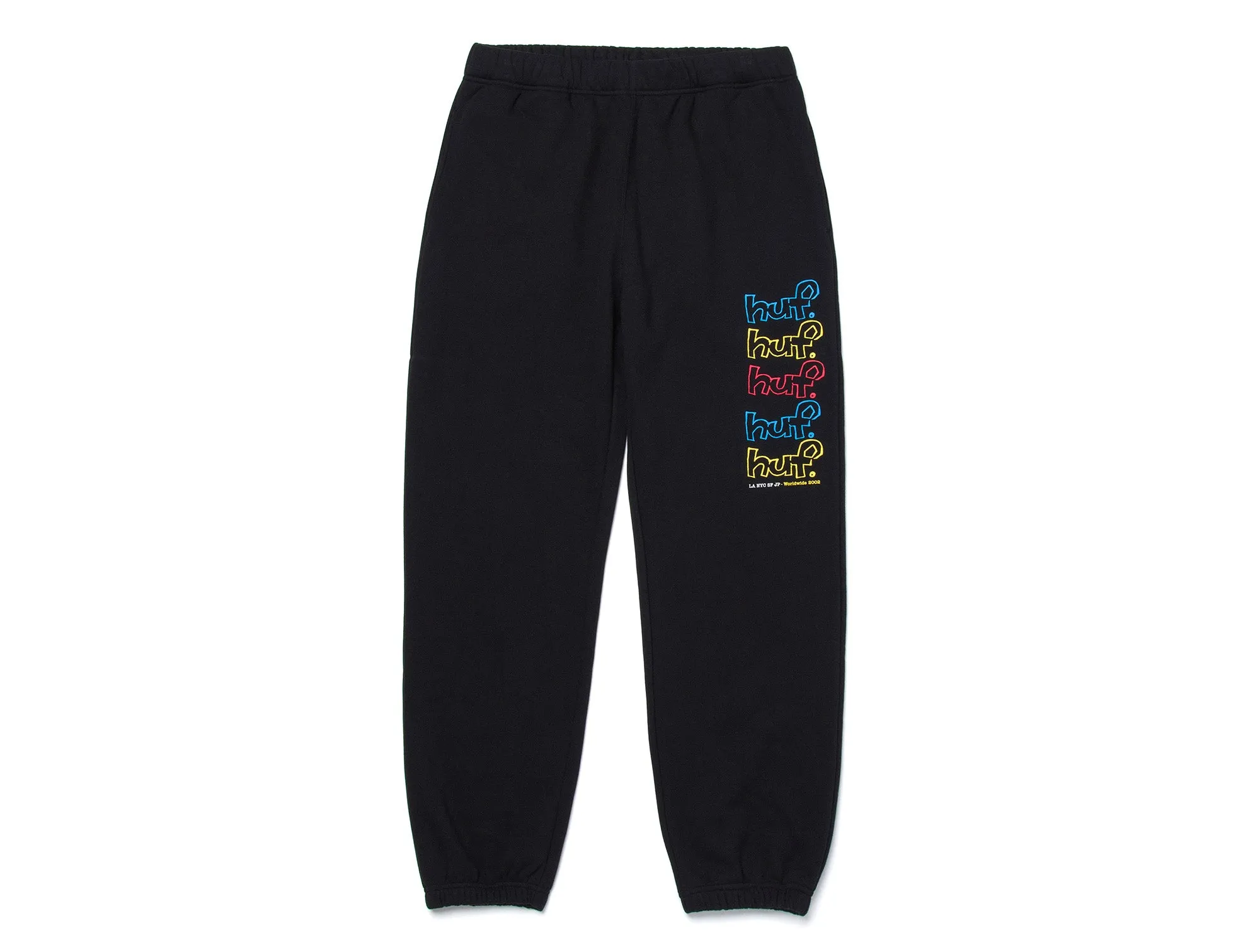 Pantalon Huf Drop Out Stack Hombre Negro