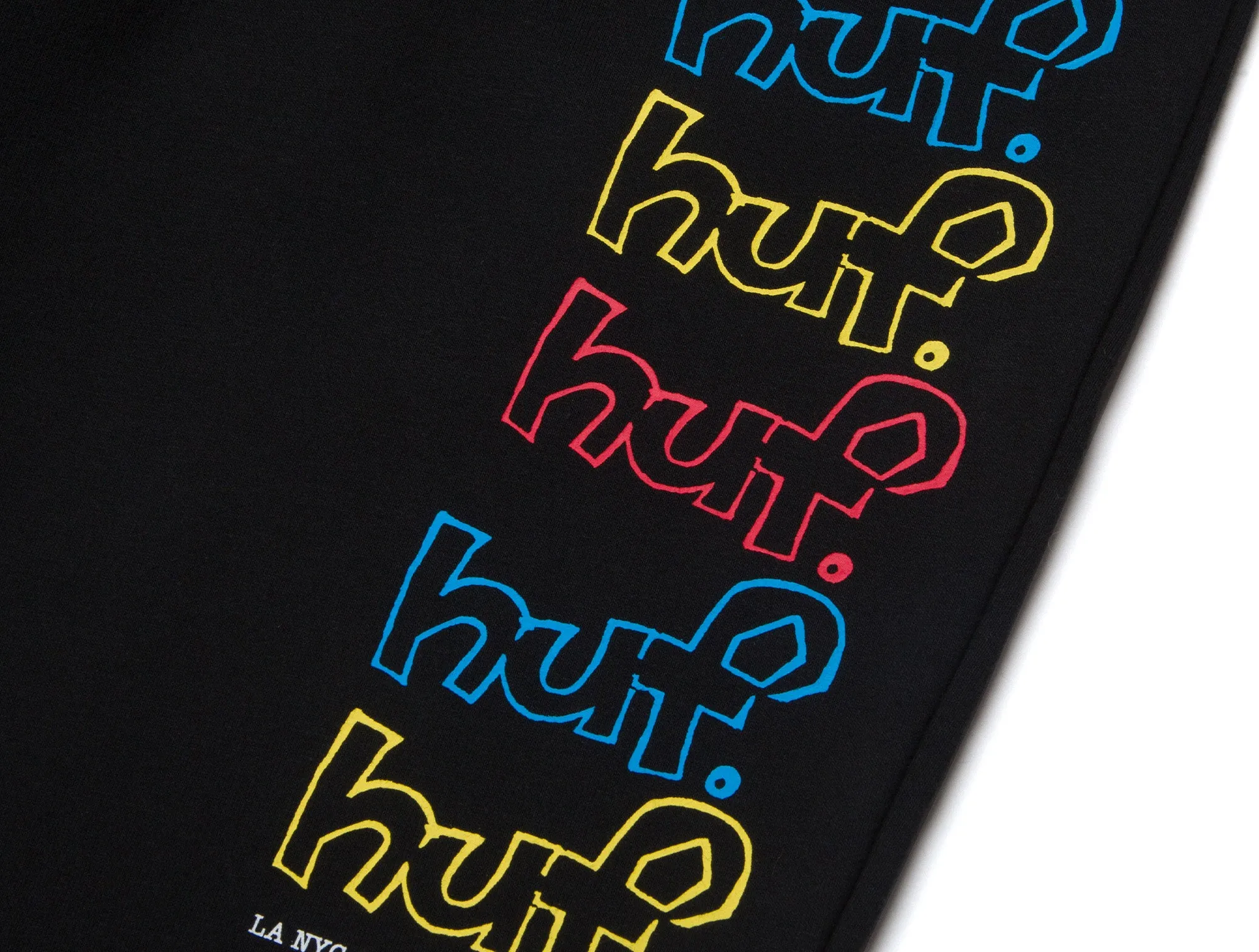 Pantalon Huf Drop Out Stack Hombre Negro