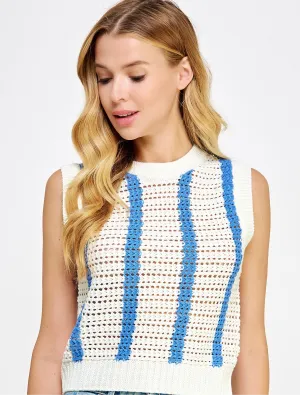 Set Falda/Chaleco Crochet Stripes Roxy