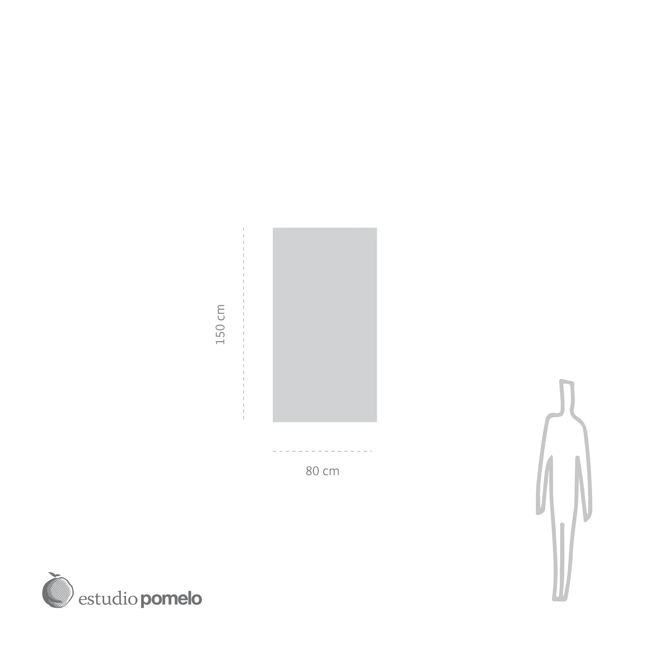 sólido 80 x 150 cm