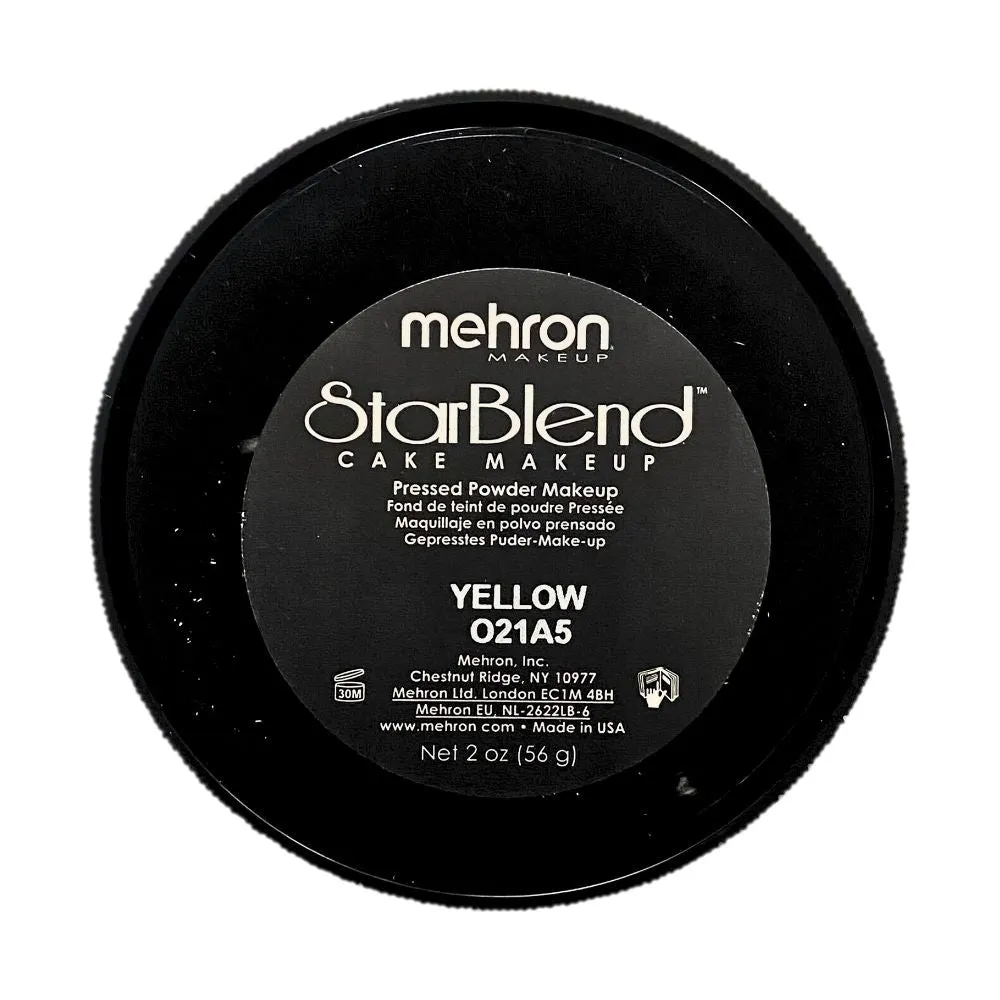 StarBlend Powder Face Paint By Mehron - Yellow 56gr
