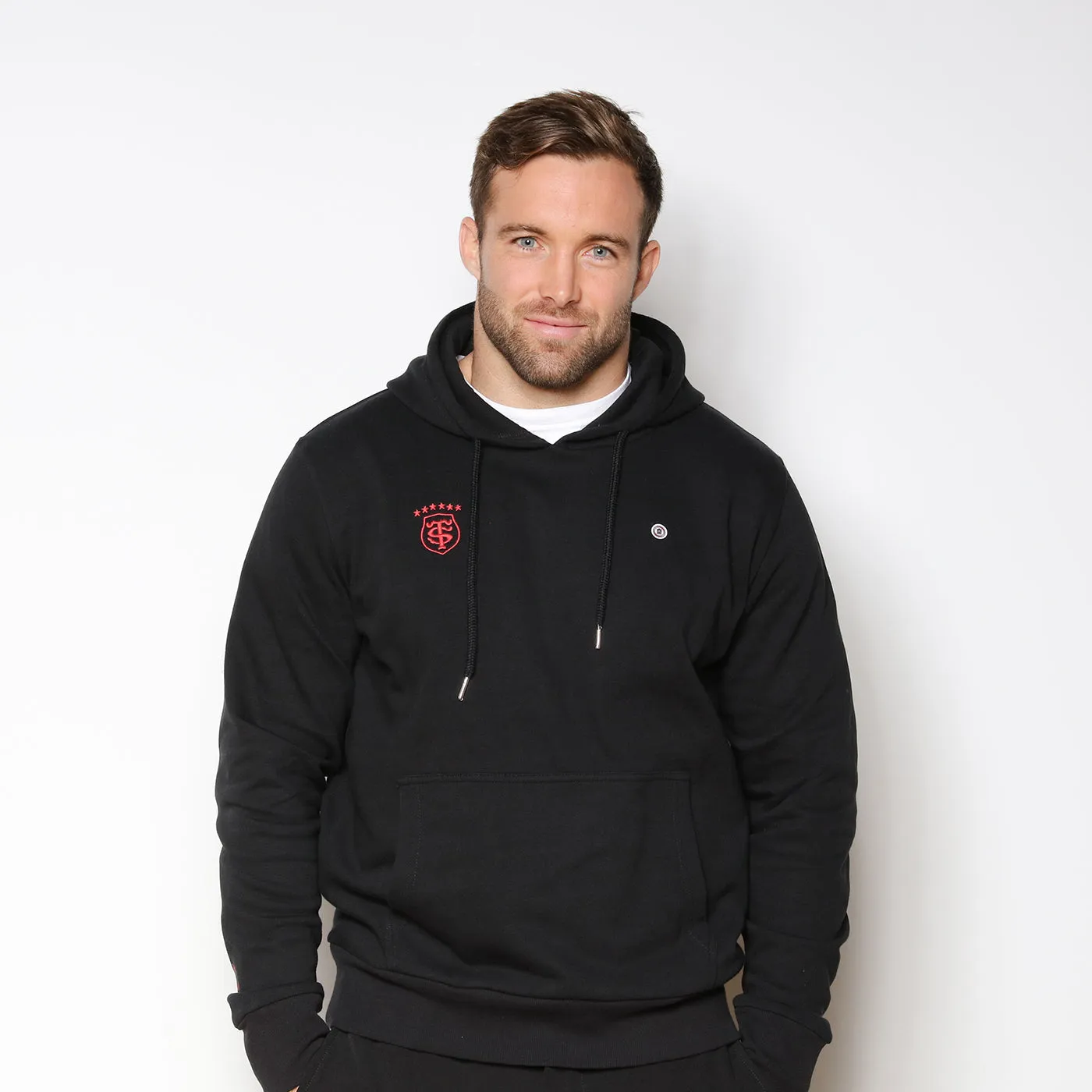 Sweat à capuche Stade Toulousain noir