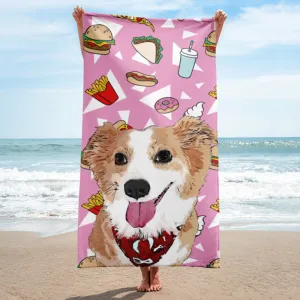 Toalla con Retrato de tu Mascota